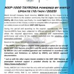 MXP 1000 TAYRONA POWERED BY MWFLY UPDATE (10/NOV/2025)